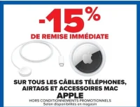 Câbles téléphones, AirTags et accessoires Mac Apple
