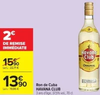 Ron de Cuba HAVANA CLUB 3 ans d'âge