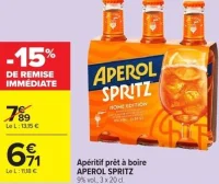 Apéritif prêt à boire APEROL SPRITZ