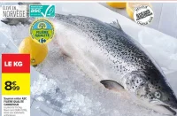 Saumon entier ASC Filière Qualité Carrefour
