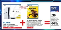 Console PS5 Slim Standard SONY + Jeu Marvel's Wolverine PS5