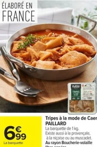 Tripes à la mode de Caen Paillard