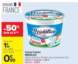 Crème Fraîche BRIDÉLICE