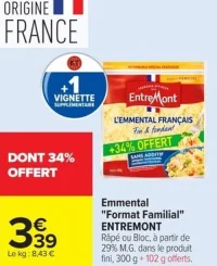 Emmental Format Familial ENTREMONT