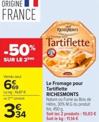 Le Fromage pour Tartiflette RICHESMONTS