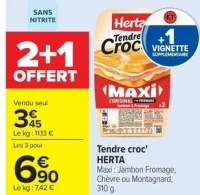 Tendre croc' HERTA