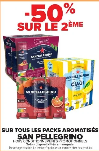 Tous les packs aromatisés San Pellegrino