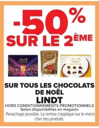 Tous les chocolats de Noël Lindt