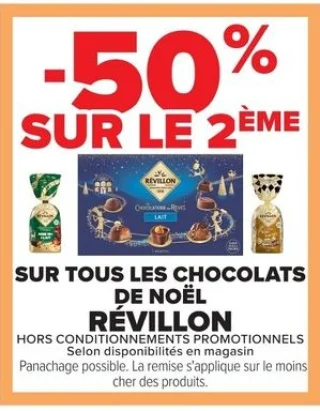 Tous les chocolats de Noël Révillon