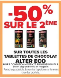Toutes les tablettes de chocolat Alter Eco