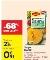 Soupe MAGGI 8 légumes