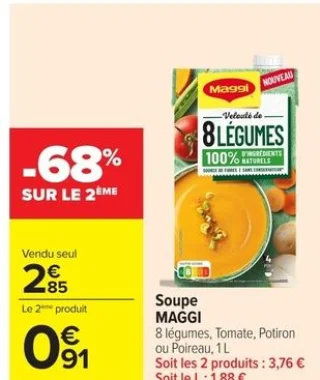 Soupe MAGGI 8 légumes