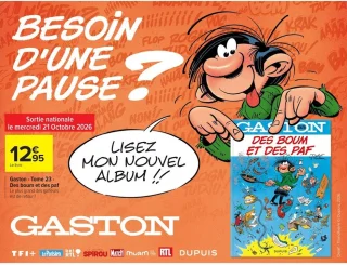 Livre Gaston - Tome 23 - Des boum et des paf