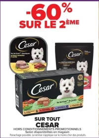 Alimentation pour chien Cesar