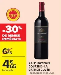 A.O.P. Bordeaux DOURTHE - LA GRANDE CUVÉE Rouge, Blanc, Rosé, 75 cl