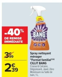 Spray nettoyant ménager "Format familial" CILLIT BANG