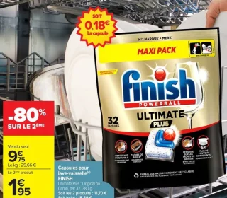 Capsules pour lave-vaisselle FINISH Ultimate Plus