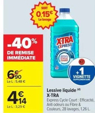 Lessive liquide X-TRA