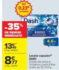 Lessive capsules DASH