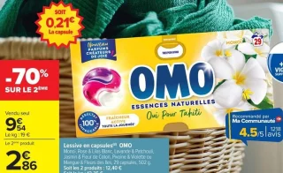 Lessive en capsules OMO
