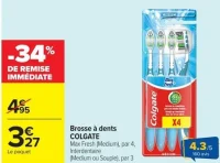 Brosse à dents COLGATE Max Fresh