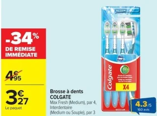 Brosse à dents COLGATE Max Fresh
