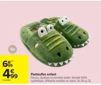 Pantoufles enfant Tex
