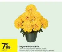 Chrysanthème artificiel