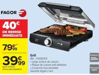 Grill Fagor FG1007CR