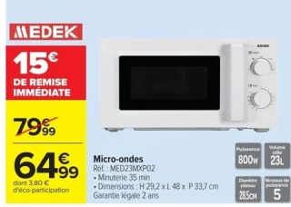 Micro-ondes Medek