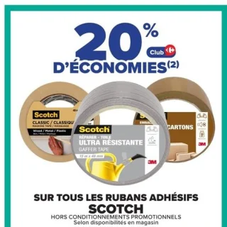 Rubans adhésifs Scotch