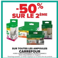 Ampoules Carrefour