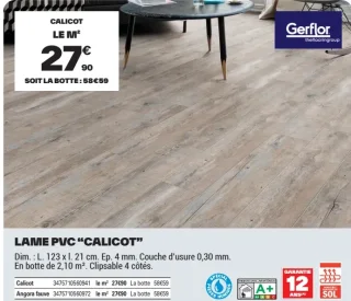 Lame PVC "Calicot" Gerflor