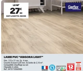 Lame PVC "Angora Light" Gerflor