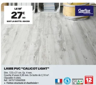 Lame PVC "Calicot Light" Gerflor