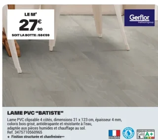 Lame PVC "Batiste" Gerflor