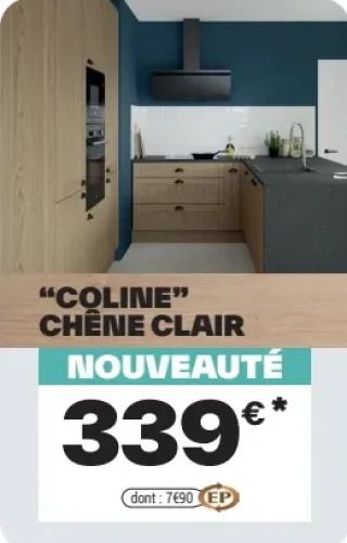 Cuisine "COLINE" CHÊNE CLAIR Cooke & Lewis