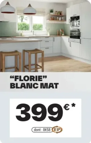Cuisine "FLORIE" BLANC MAT Cooke & Lewis
