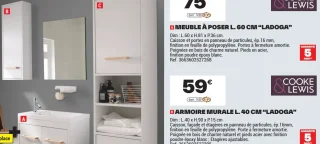 Armoire murale L. 40 cm Ladoga Cooke & Lewis