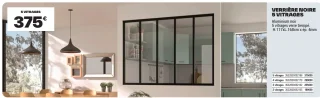 Verrière noire 5 vitrages