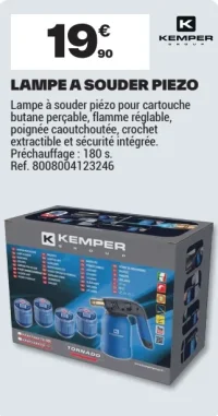 Lampe à souder piezo Kemper