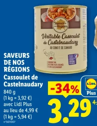 SAVEURS DE NOS RÉGIONS Cassoulet de Castelnaudary