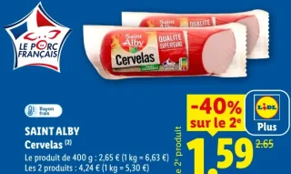 SAINT ALBY Cervelas