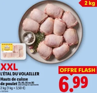 XXL L'Étal du Volailler Hauts de cuisse de poulet