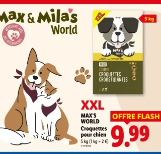 Croquettes pour chien MAX'S WORLD