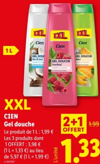 Gel douche CIEN
