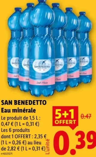 SAN BENEDETTO Eau minérale