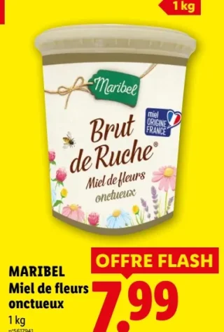 MARIBEL Miel de fleurs onctueux