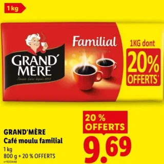 GRAND'MÈRE Café moulu familial
