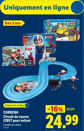 CARRERA Circuit de course FIRST pour enfant